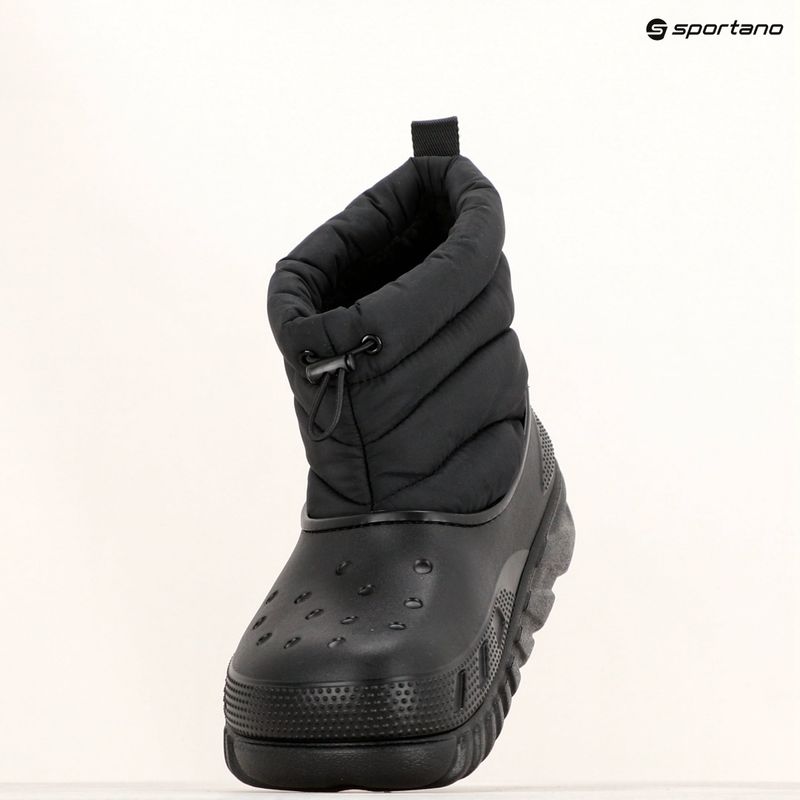 Crocs Duet Max Boot Schneestiefel schwarz 9