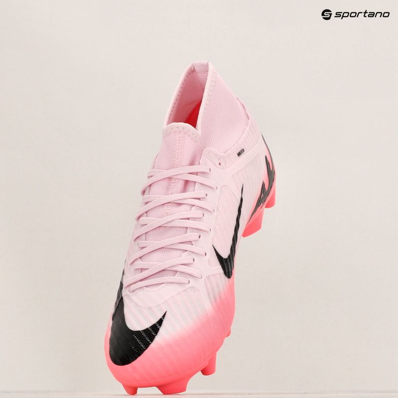 Fußballschuhe Nike Zoom Mercurial Superfly 9 Academy FG/MG rosa Schaum / schwarz 9