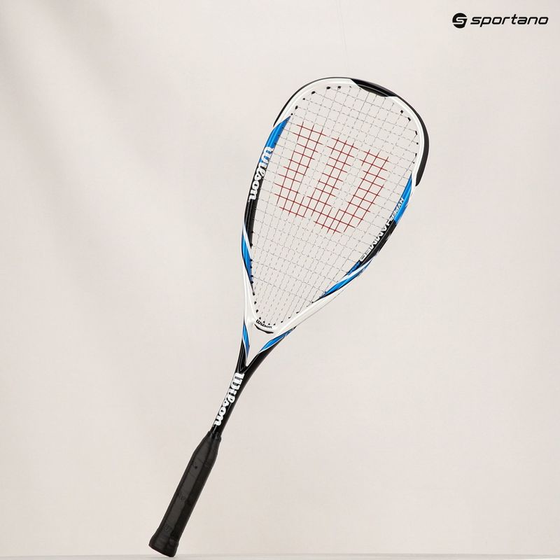 Wilson Hyper Hammer 120 blau/weiss Squashschläger 10