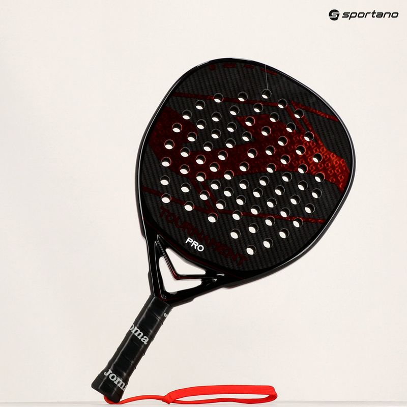 Joma Tournament Pro Paddelschläger schwarz/rot 8