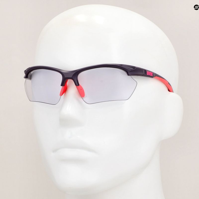 UVEX Sportstyle 802 V Small lila rosa matt/rauch Sonnenbrille 7