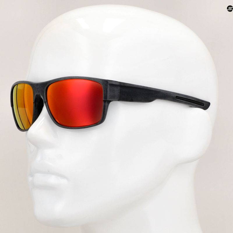 UVEX Sonnenbrille Esntl Urban schwarz matt/rot verspiegelt 6