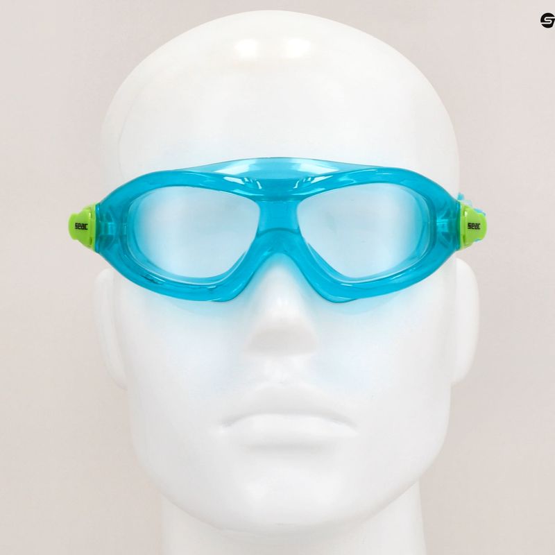 Schwimmmaske Taucherbrille Kinder SEAC Matt torqoise 9