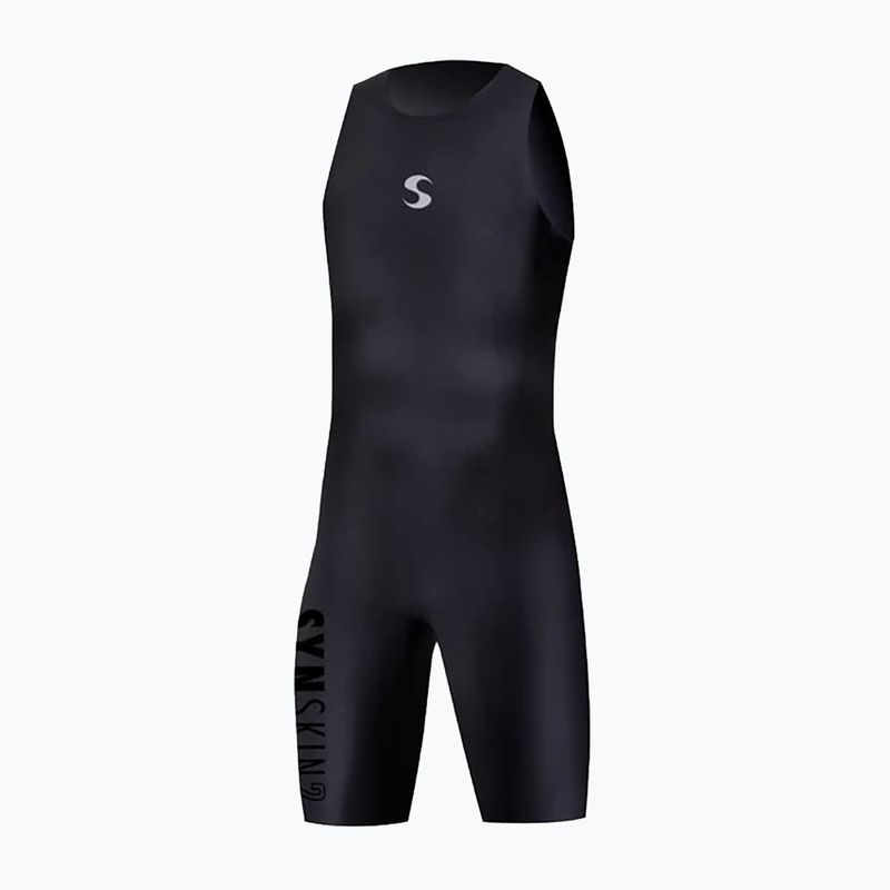 Herren-Triathlonanzug Synergy Synskin 2 ärmellos black