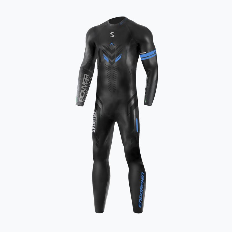 Triathlon-Neoprenanzug für Herren Synergy Endorphin Full Sleeve 5/3 mm black/blue