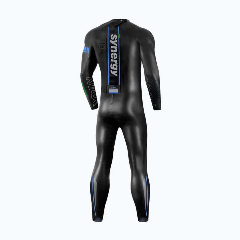 Triathlon-Neoprenanzug für Herren Synergy Endorphin Full Sleeve 5/3 mm black/blue 2