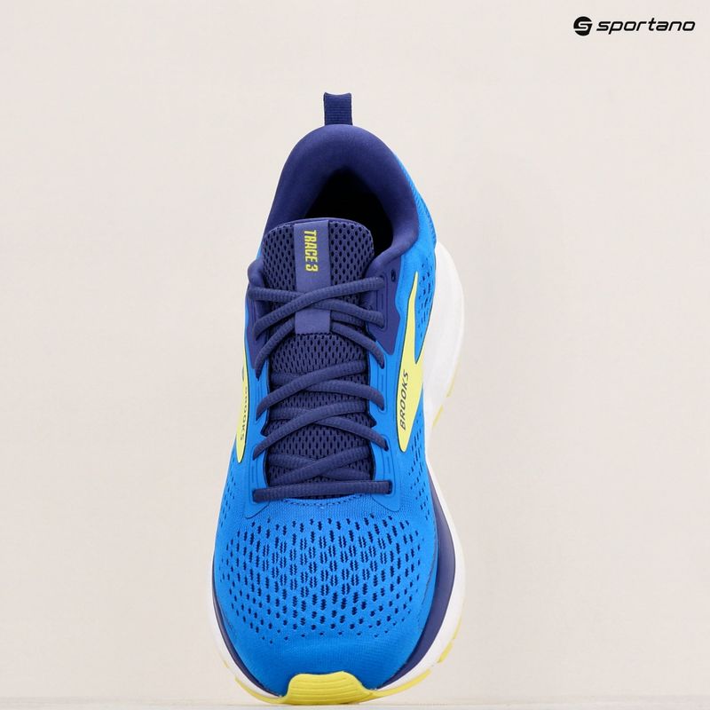 Brooks Trace 3 Herren Laufschuhe electic blau/navy/leomn 18