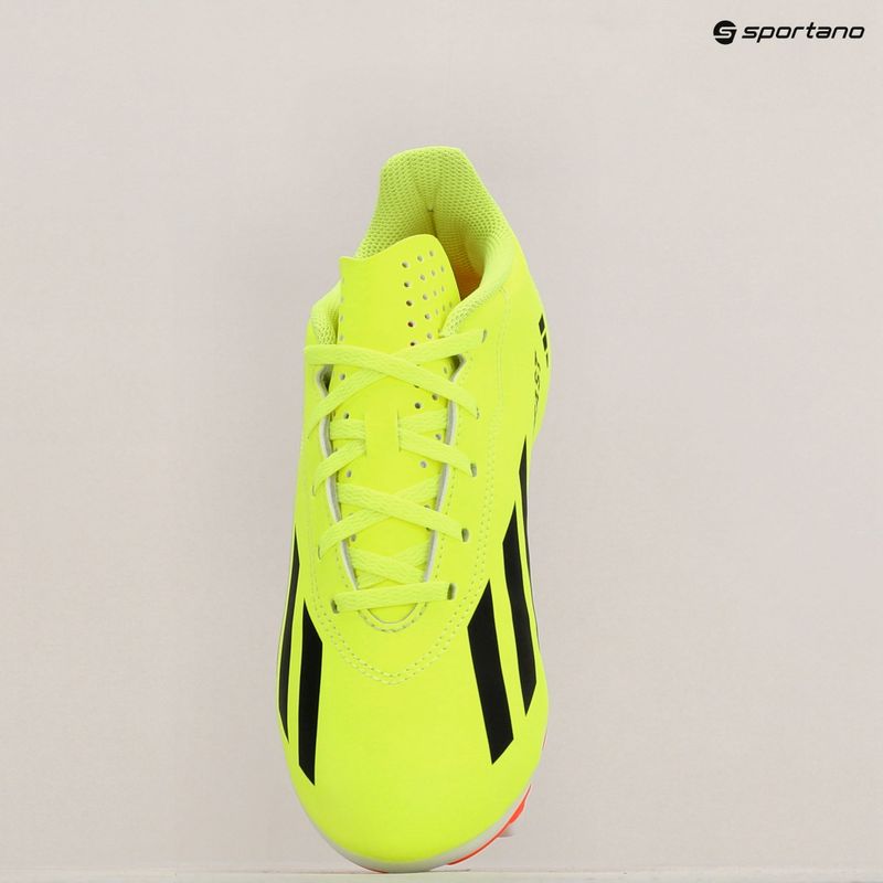 Kinder-Fußballschuhe adidas X Crazyfast Club FxG Team Solar Gelb/Core Schwarz/Cloud White