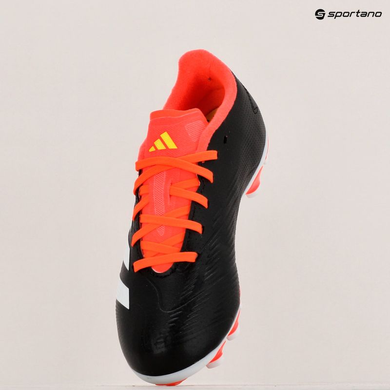 adidas Predator League MG Fußballschuhe für Kinder, schwarz/weiß/sonnenrot 11