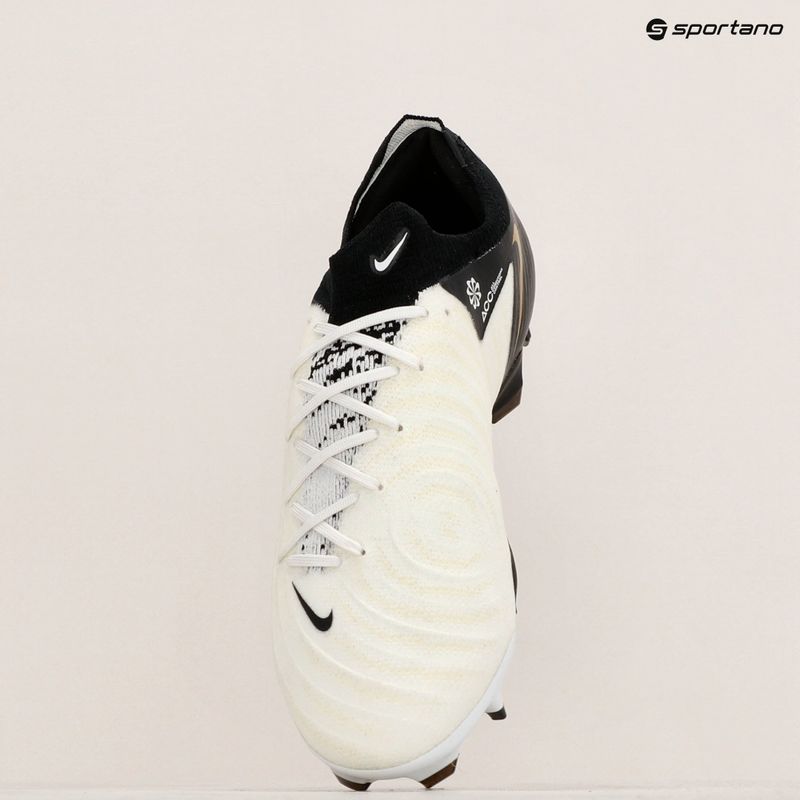 Herren Nike Phantom GX II Pro FG Fußballschuhe Weiß/Metallic Gold Coin/Schwarz 9