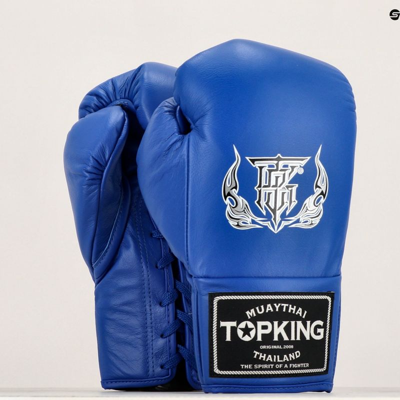 Top King Boxhandschuhe Competition blau 7