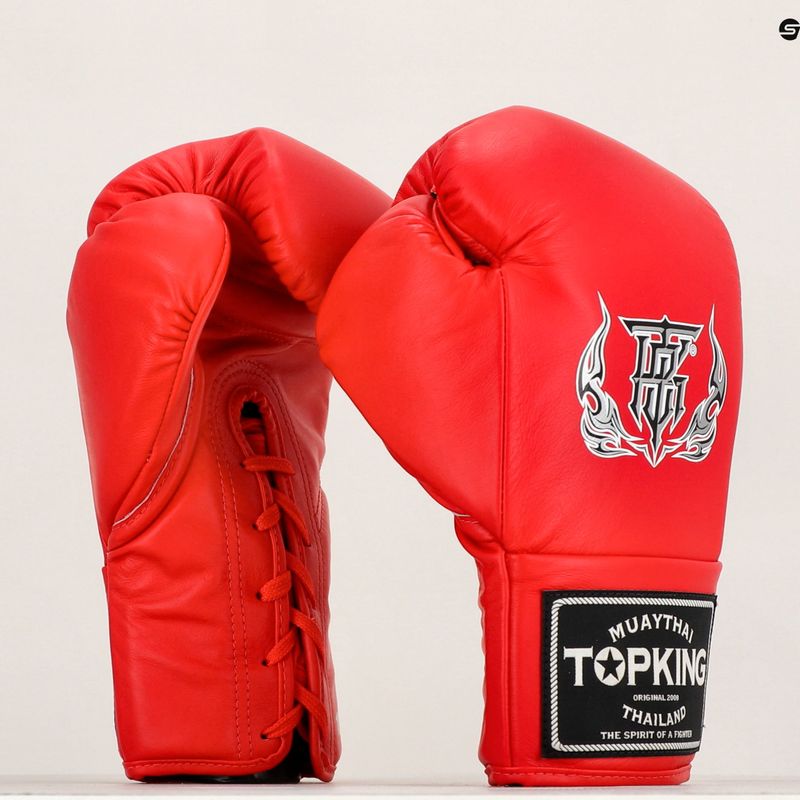 Top King Boxhandschuhe Competition rot 8