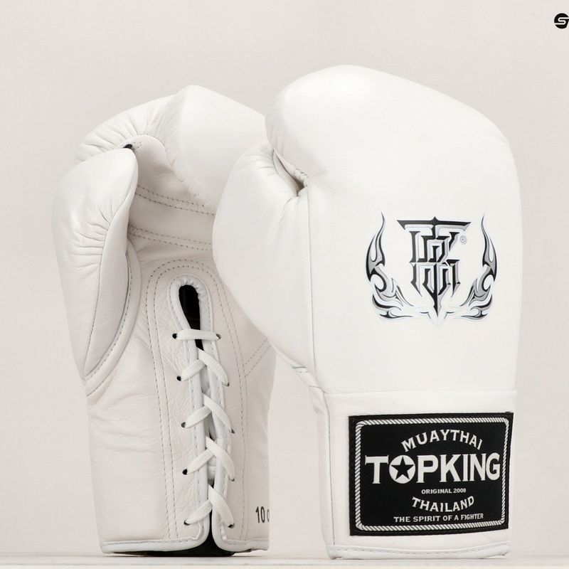 Top King Boxhandschuhe Competition weiß 7