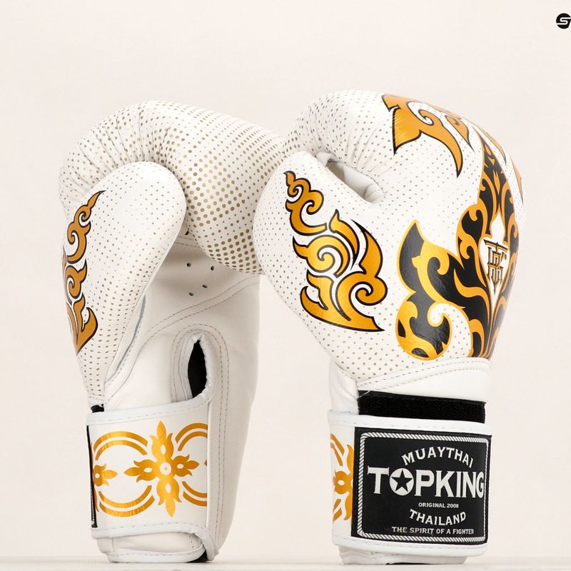 Top King Boxhandschuhe Kanok weiß 6