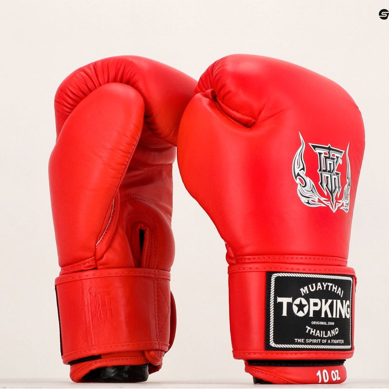 Top King Muay Thai Ultimate rote Boxhandschuhe 6