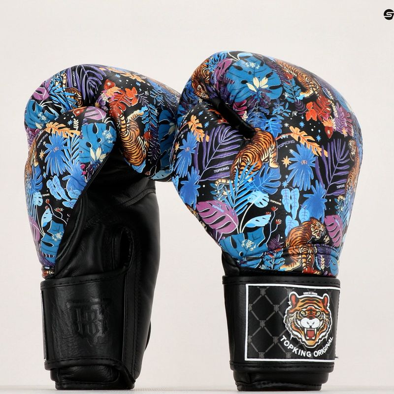 Top King Boxhandschuhe Wild Tiger schwarz 6