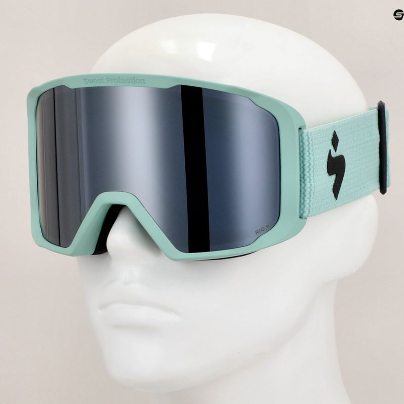Sweet Protection Durden RIG Reflect obsidian/misty turquoise/misty trace Skibrille 8