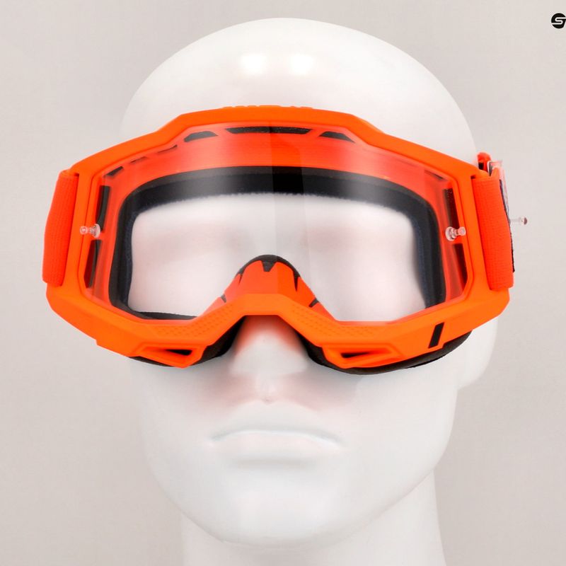 Radsportbrille 100% Accuri 2 50221-101-05 orange/klar