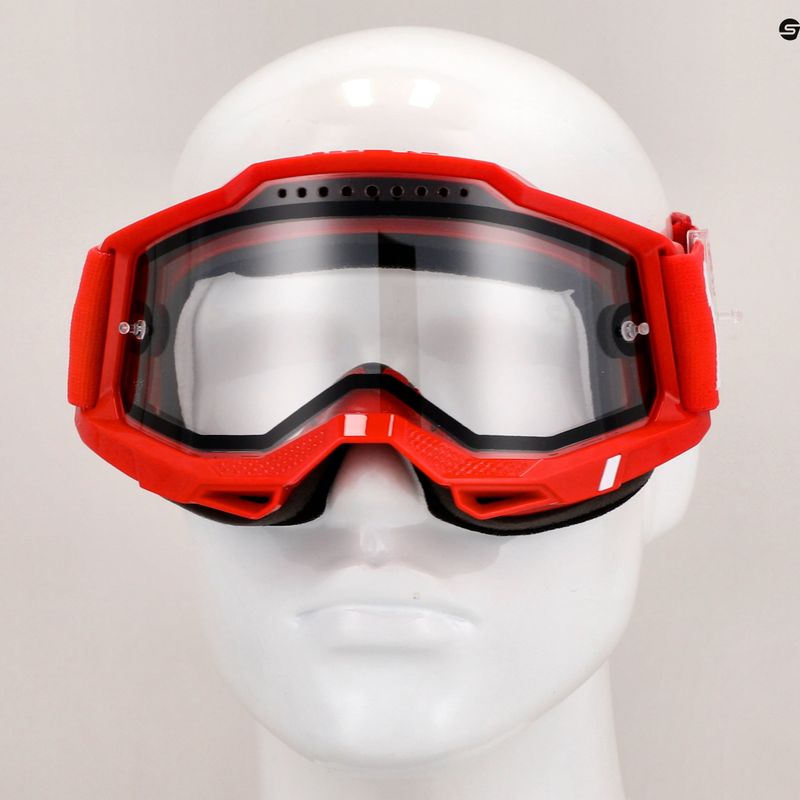 100% Accuri 2 Enduro MTB-Radbrille neon/rot/klar 7