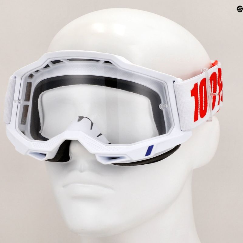 100% Accuri 2 pure/clear Fahrradbrille