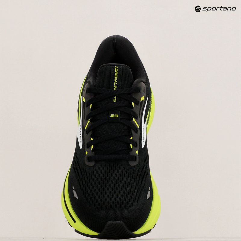 Brooks Adrenaline GTS 23 schwarz/grün/weiß Herren Laufschuhe 9