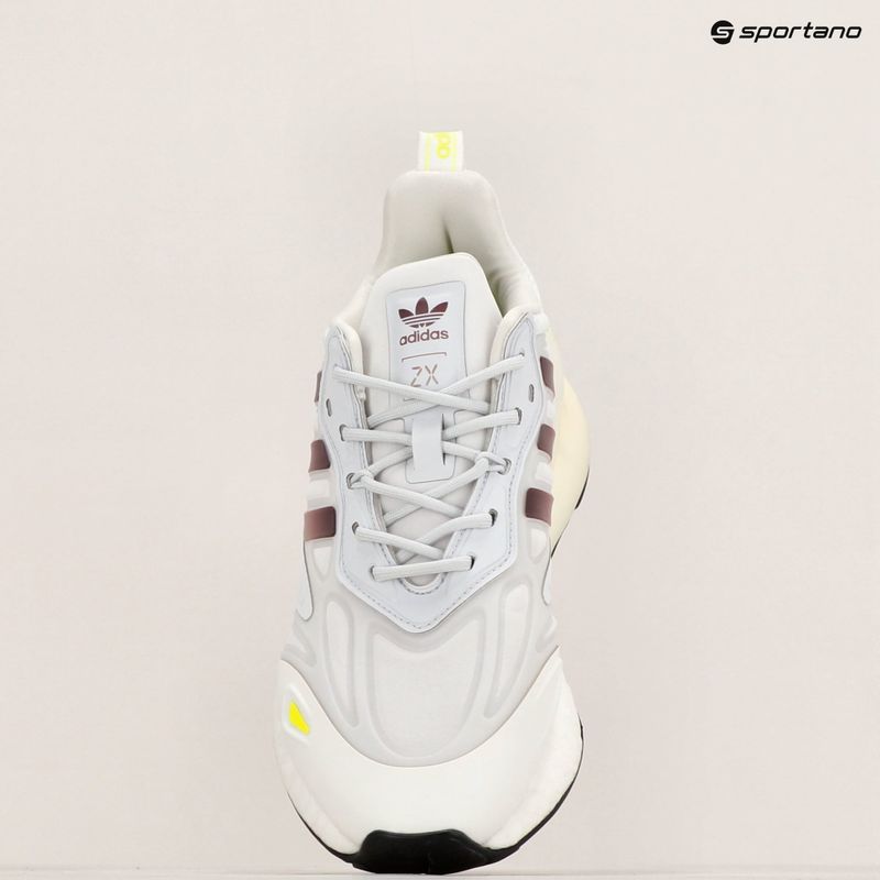 adidas ZX 2K Boost 2.0 Kinderschuhe crystal white/solar yellow/off white 9
