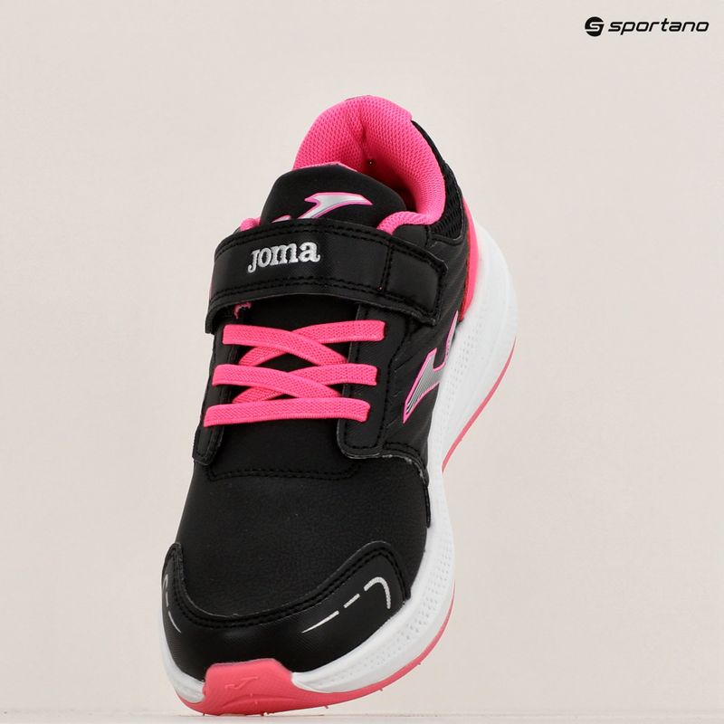Joma Fury schwarz/fuchsia Laufschuhe für Kinder 9