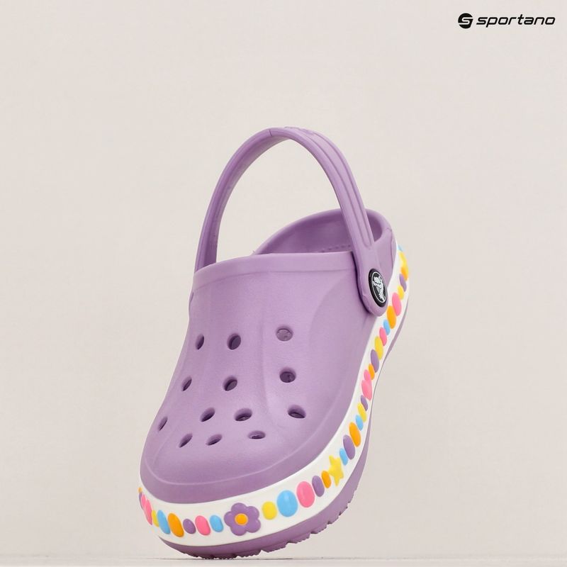 Kinder Crocs Bayaband Charm Band Clogs orchidee 16