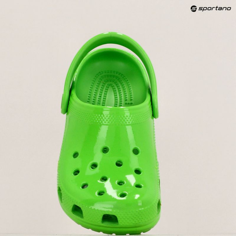 Crocs Classic Neon Highlighter Clog Kinder grün Schleim Flip-Flops