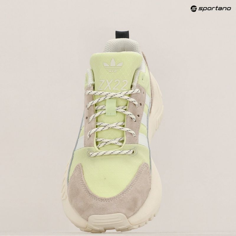 Kinderschuhe adidas ZX 22 cloud white/cloud white/almost lime 9