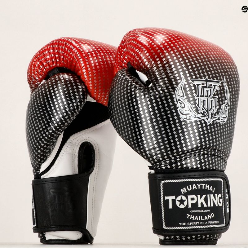 Top King Muay Thai Super Star Air Boxhandschuhe rot 6