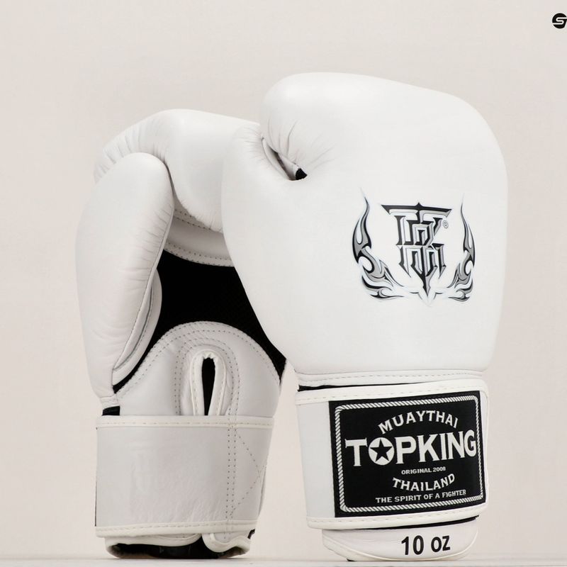 Top King Muay Thai Ultimate Air Boxhandschuhe weiß 7