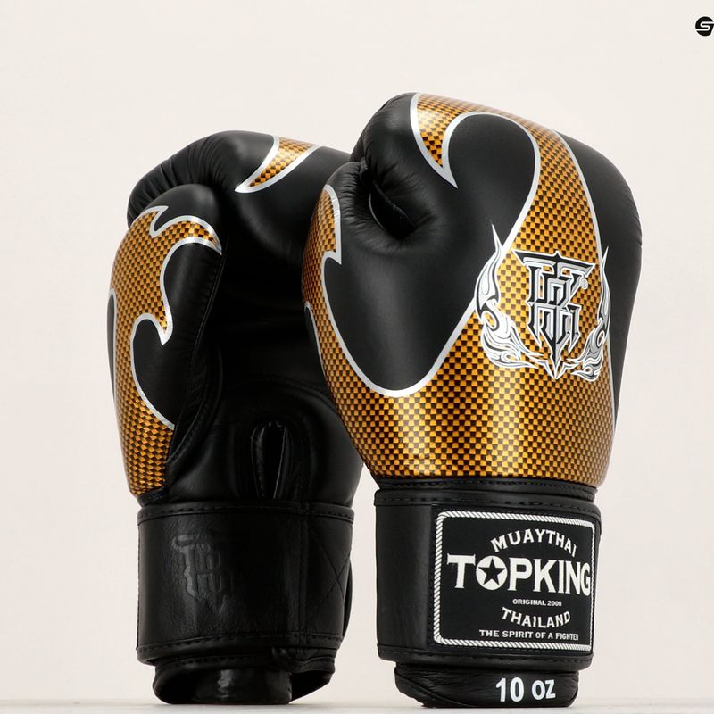 Boxhandschuhe Top King Muay Thai Empower black/gold 7