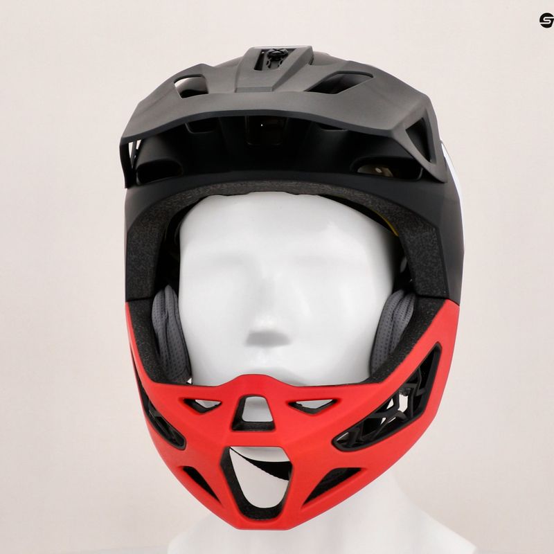 Fahrrad Helm Dainese Linea 01 Mips Evo mono matt black/red/nardo grey 10