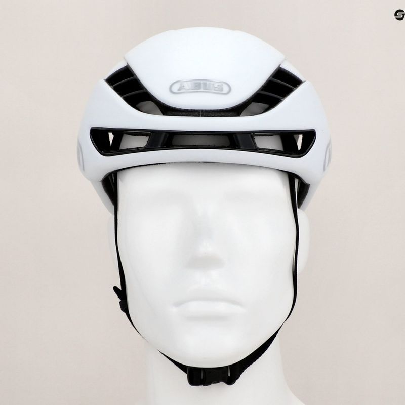 ABUS Fahrradhelm Gamechanger 2.0 Fleece weiß 8