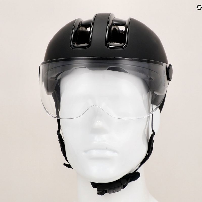 ABUS Fahrradhelm Hud-y Ace Samt schwarz 11