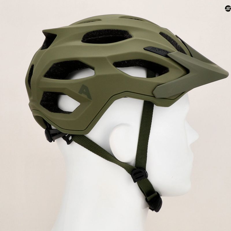 Fahrradhelm Alpina Carapax 2.0 oliv matt 8