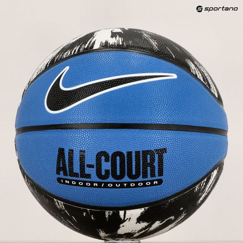 Basketball Nike Everyday All Court 8P Graphic Deflated star blue/black/white/black Größe 7 5