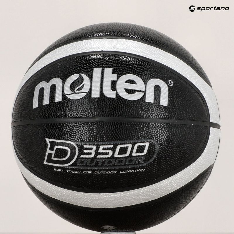 Molten Outdoor Basketball schwarz B7D3500-KS