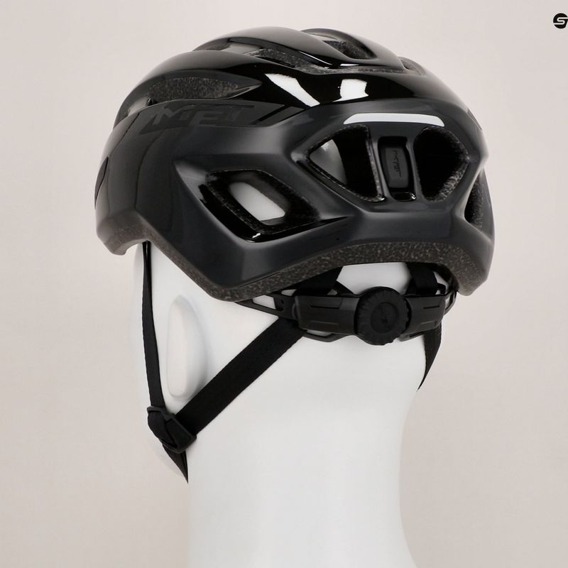 Fahrrad Helm MET Miles black glossy 8