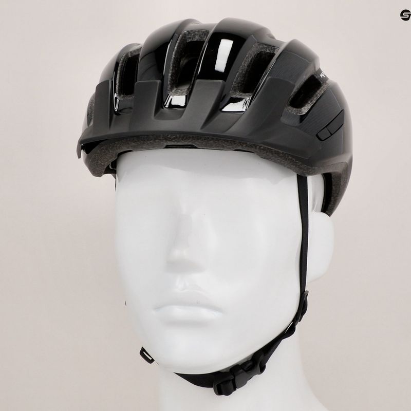 Fahrrad Helm MET Downtown black glossy