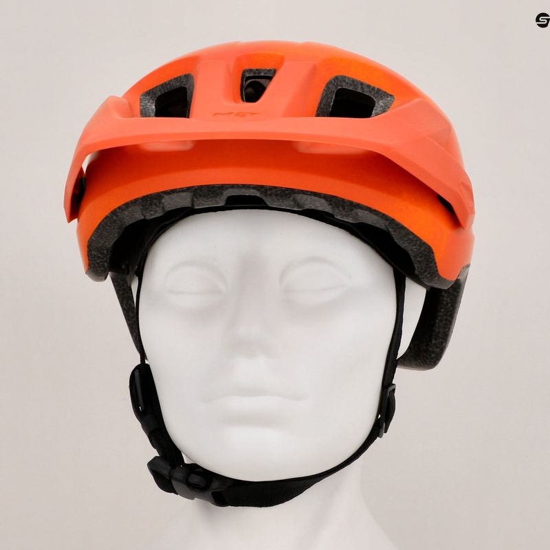 Fahrrad Helm MET Echo orange rust matt 9