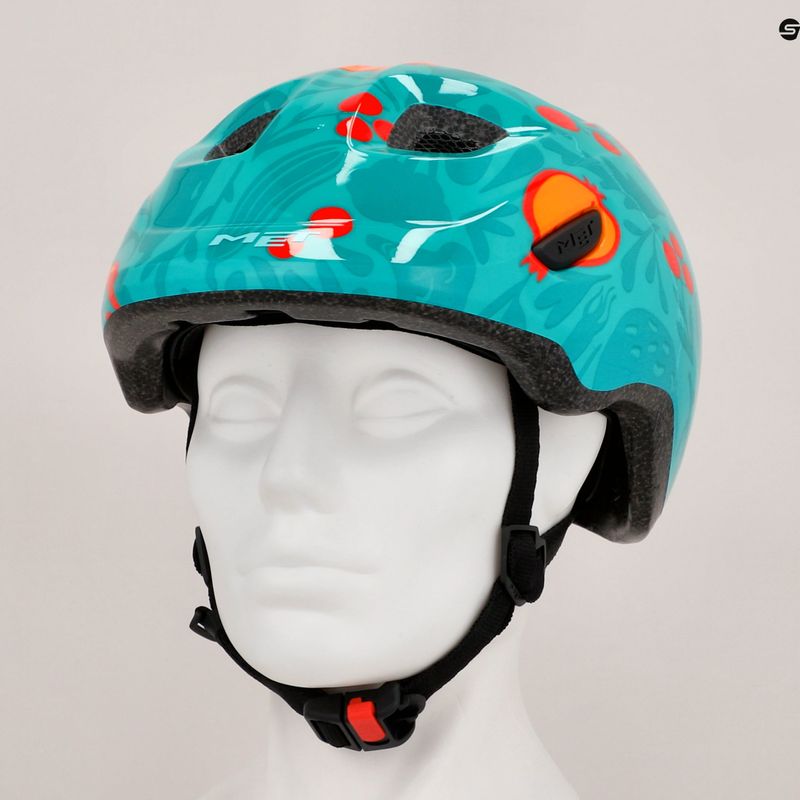Fahrrad Helm Kinder MET Hooray green fruit glossy