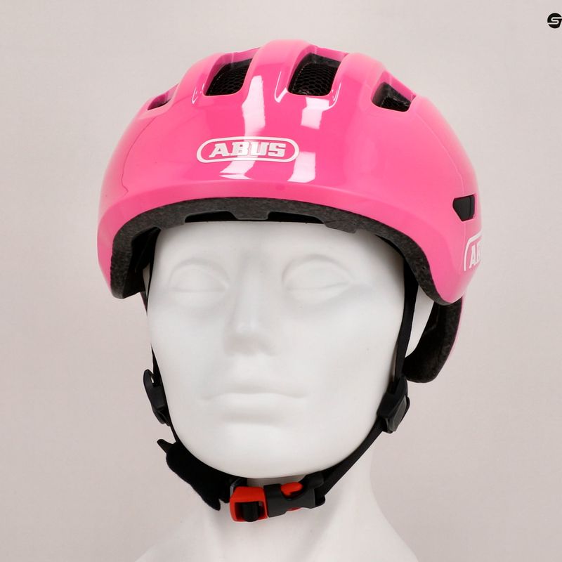 ABUS Kinderfahrradhelm Smiley 3.0 glänzend rosa