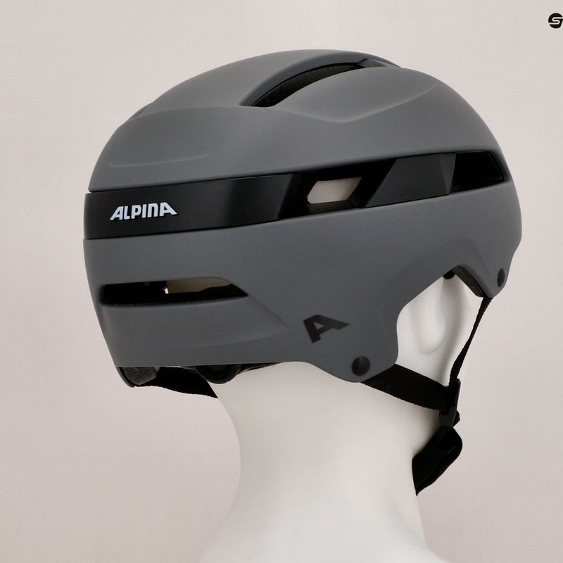 Fahrradhelm Alpina Soho Kaffee/Grau matt 8