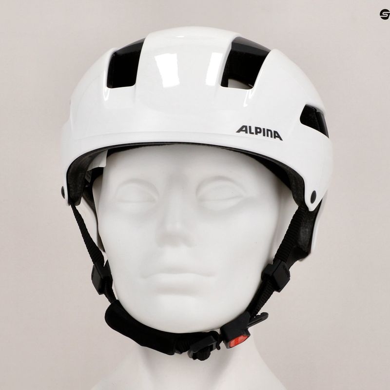 Fahrradhelm Alpina Soho weiß glänzend 7