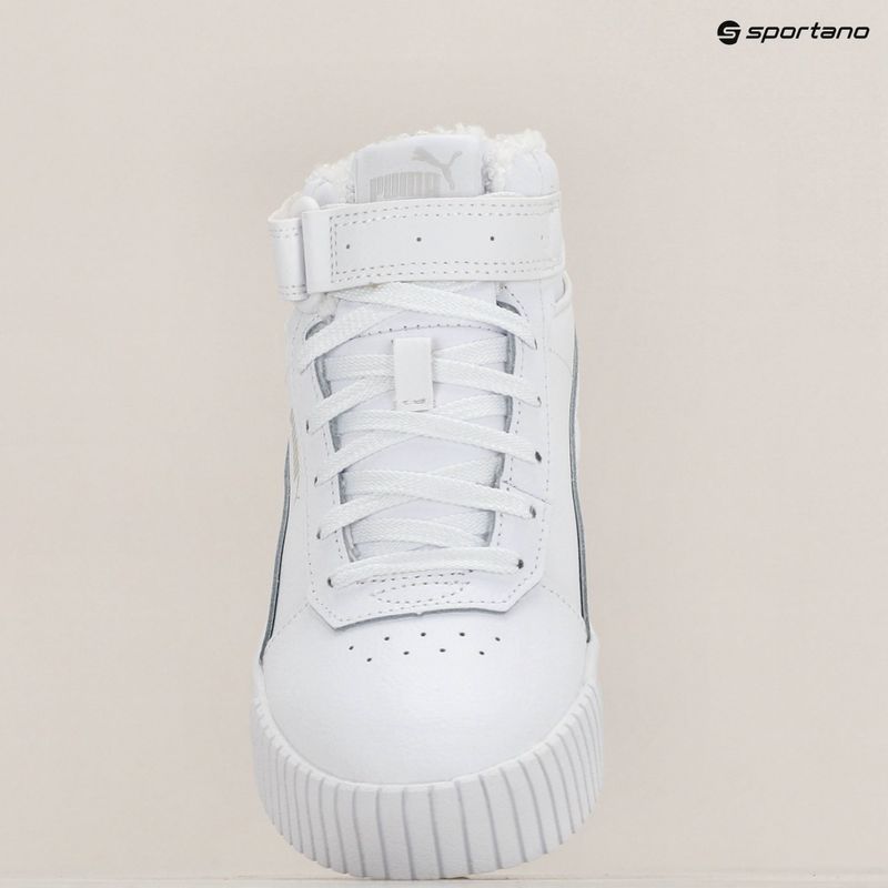 PUMA Carina 2.0 Mid Fur Kinderschuhe puma weiß/sedatgrau 9