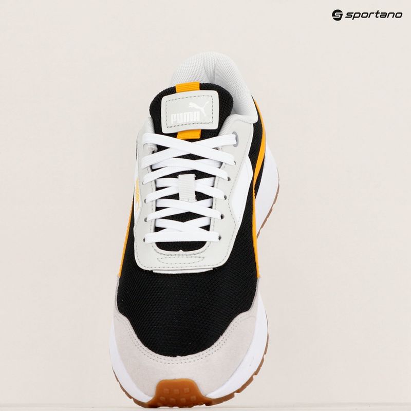 PUMA Runtamed Plus Schwarz/Gelb Sizzle/Feder Grau/Grauer Nebel/Weiße Schuhe 9