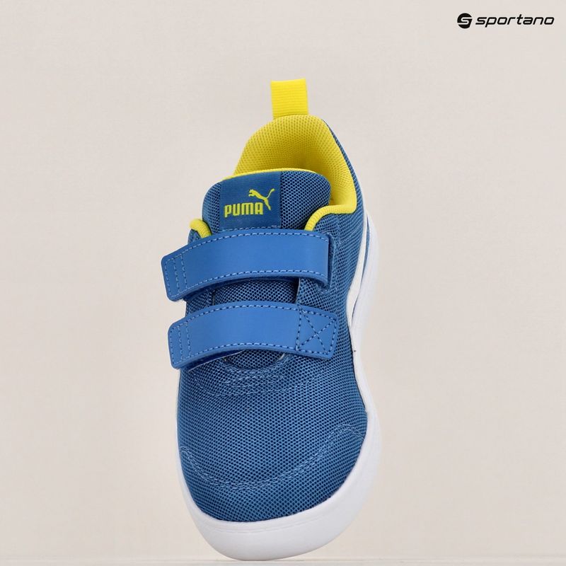 PUMA Courtflex v2 Mesh V PS star sapphire/puma weiß Kinderschuhe