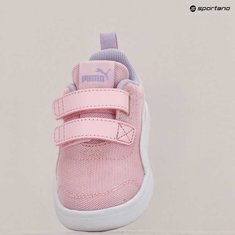 PUMA Courtflex v2 Mesh V Inf rosa Damen/puma weiß Kinderschuhe